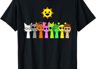 Sprunki 2025 mr Sun Boys Girls Sprunki T-Shirt