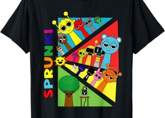 Sprunki Beats All My Sprunki Toys Boys Girls Kids T-Shirt