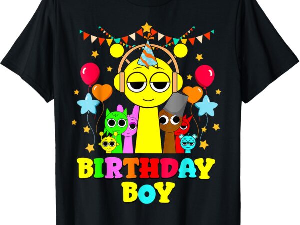 Sprunki birthday it’s my birthday sprunki _ birthday boy t-shirt