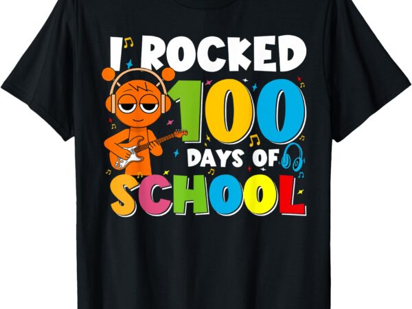 Sprunki kids school _ i rocked 100 days of school sprunki t-shirt