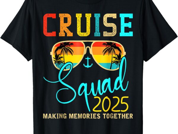 Squad crew cruise 2025 summer vacation matching family group t-shirt