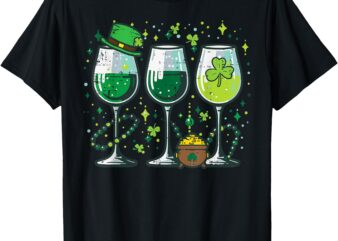 St Patricks Day Clover Coins Glasses Saint Pattys Mom Women T-Shirt