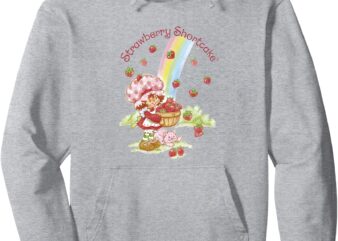 Strawberry Shortcake Rainbow Bounty Vintage Pullover Hoodie