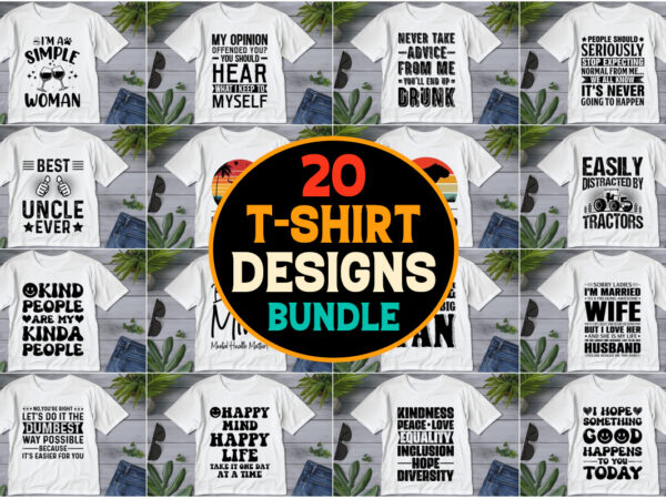 T-shirt design bundle