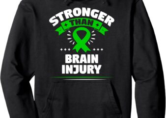 TBI Intracranial Injury Gift – Green Ribbon Pullover Hoodie