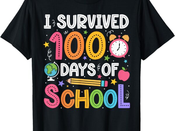 Teachers students 100th day t-shirt