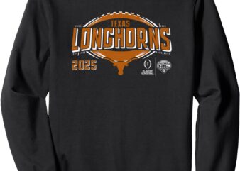 Texas Longhorns CFP Cotton Bowl 2024-25 Football Black Sweatshirt