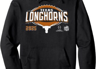 Texas Longhorns CFP Quarterfinal Peach Bowl 2024-25 Pullover Hoodie