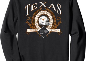 Texas Longhorns Cotton Bowl CFP 2024-25 Vintage Black Sweatshirt