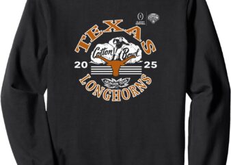 Texas Longhorns Cotton Bowl CFP Semifinal 2024-25 Black Sweatshirt