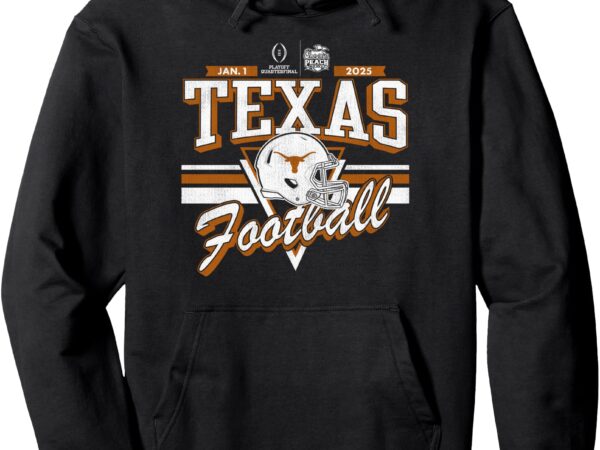 Texas longhorns peach bowl cfp 2024-2025 vintage pullover hoodie t shirt designs for sale