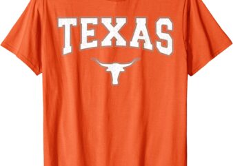 Texas TShirt Women Men Kids Girls Boys Texas Orange T-Shirt