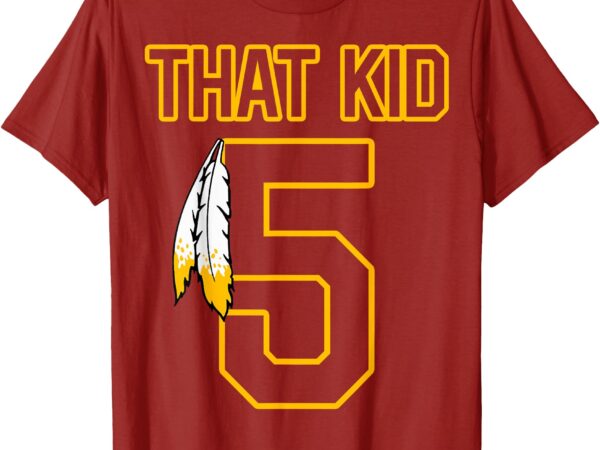 That kid 5 jayden feather t-shirt