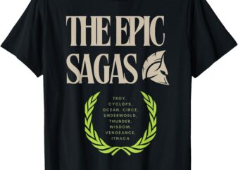 The Epic Sagas Gift Odysseus Musical T-Shirt