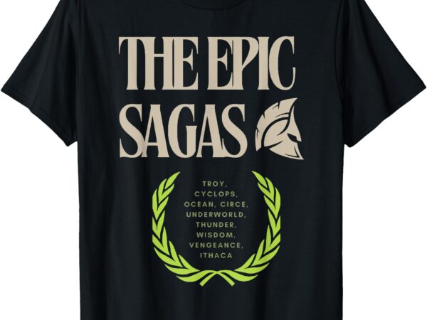 The epic sagas gift odysseus musical t-shirt