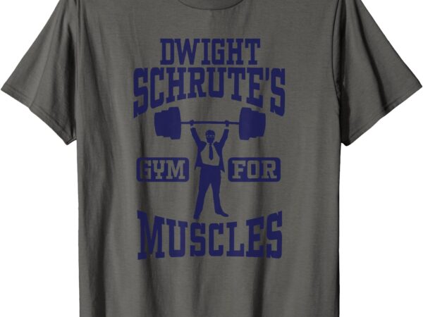 The office dwight’s gym for muscles short sleeve t-shirt