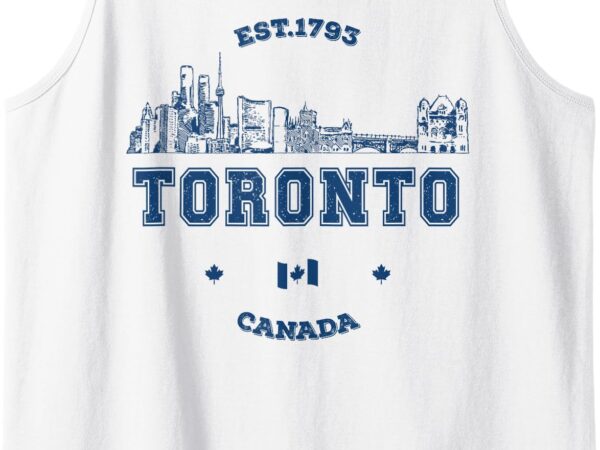 Toronto canada trip toronto skyline tank top t shirt designs for sale