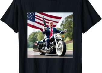 Trump Biker Badass T-Shirt