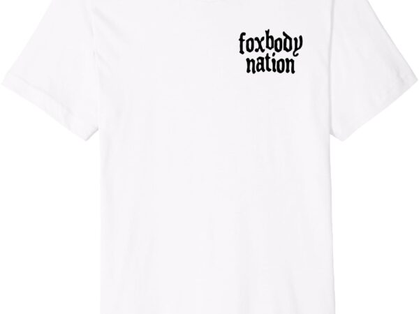 Usa flag foxbody nation car 1990’s patriotic fox body stang premium t-shirt