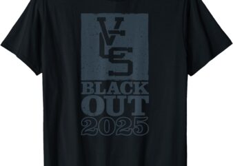 VCS Knights Basketball Black Out 2025 T-Shirt