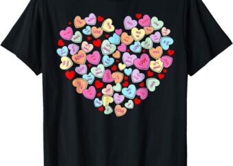 Valentines Day Cute Heart Conversation Candy Sweetheart T-Shirt