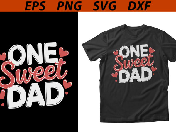 Valentines day dad t-shirt design