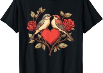 Valentine’s Day Love Birds T-Shirt