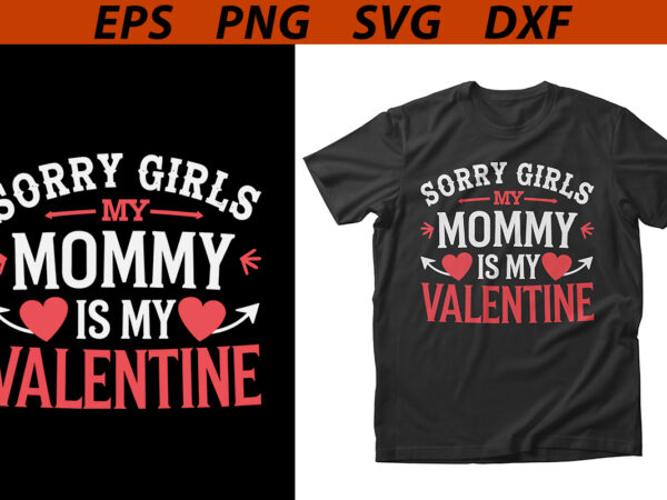 Valentines day mom t-shirt design