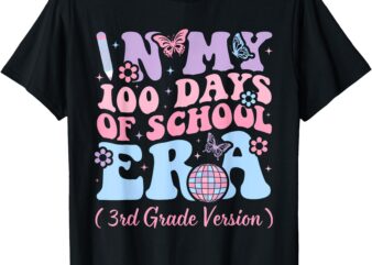 Version Kids T-Shirt, in my 100 days of school, era, 3rd grade vesion