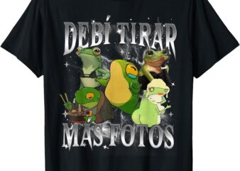 Vintage Debi Tirar Tee Mas Fotos Album Retro Lover Design T-Shirt