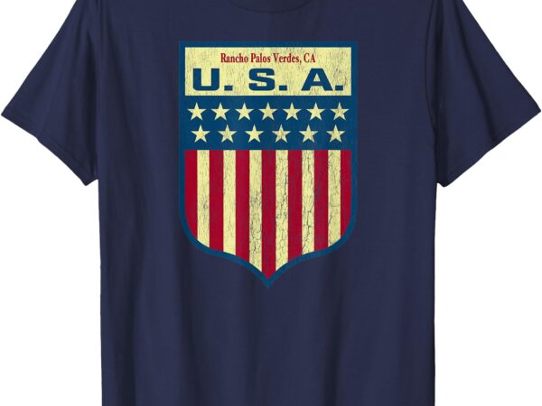 Vintage rancho palos verdes ca usa 4th of july t-shirt