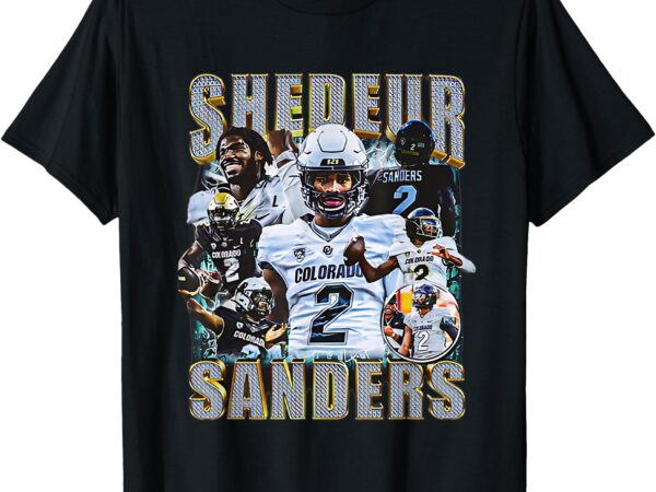 Vintage shedeur tee graphic sanders 90’s style t-shirt