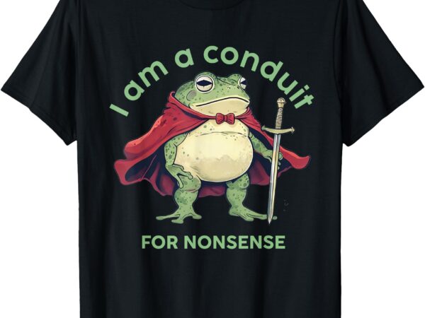 Vintage t-shirt, i am a conduit for nonsense