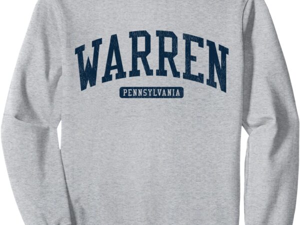 Warren pennsylvania pa college university style blue sweatshirt