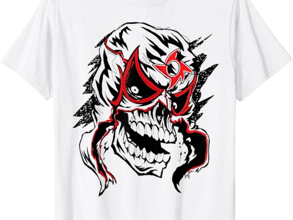 White penta mask t-shirt