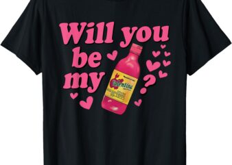 Will You Be My Valentine Mexican Valentines Day Concha Women T-Shirt