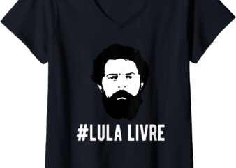 Womens Lula Livre Gift, Free Lula V-Neck T-Shirt