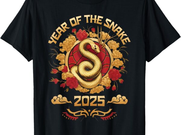 Year of the snake 2025 lunar new year chinese new year gifts t-shirt