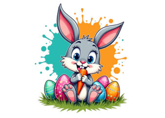 Easter Sunday Bunny Rabbit Graphics t-shirt design