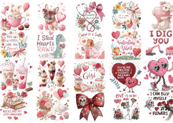 Valentine’s Day Png Bundle