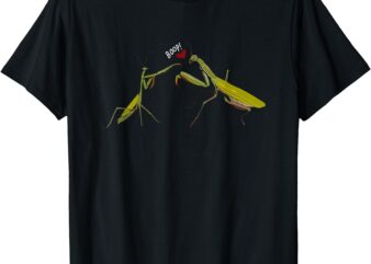 praying mantis funny valentine boop T-Shirt