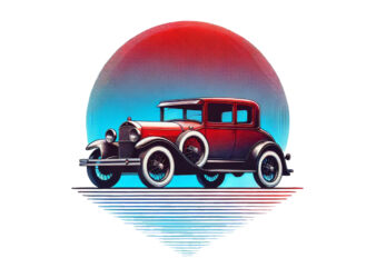 Retro Groovy Car Graphics t-shirt design png & jpeg designs – download instantly for Print on Demand Business