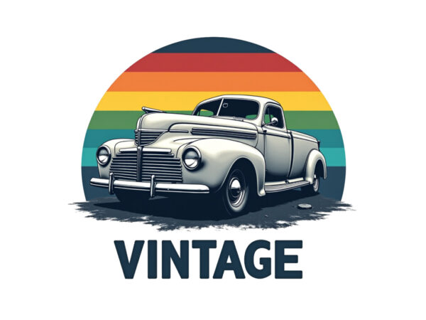 Groovy car graphics t-shirt design png & jpeg designs – download instantly retro vintage t-shirt design