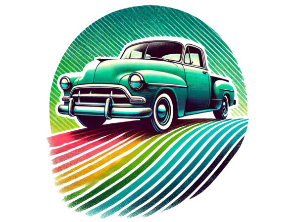 Trendy retro vintage car t-shirt design png & jpeg designs – download instantly retro vintage t-shirt design