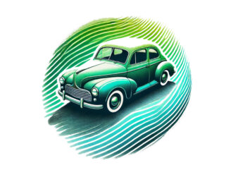 Trendy Retro Vintage Car t-shirt design png & jpeg designs – download instantly