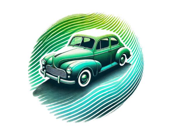 Trendy retro vintage car t-shirt design png & jpeg designs – download instantly