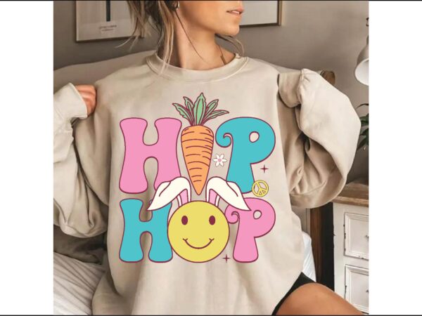 Hip hop easter bunny png graphic t shirt