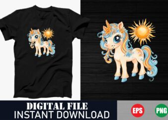 Cute Cartoon Horse T-Shirt, Funny Horse Lover Graphic Tee, Kids Cartoon Horse T-Shirt Design, Adorable Horse Vector Art T-Shirt