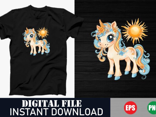 Cute cartoon horse t-shirt, funny horse lover graphic tee, kids cartoon horse t-shirt design, adorable horse vector art t-shirt