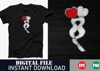 Heart Vector T-Shirt Design, Vector Heart T-Shirt Graphics, Love Heart T-Shirt Designs, Cute Heart Vector Illustrations for Tees